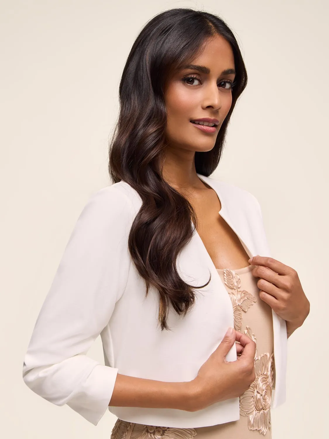 3/4 Sleeve Bolero sold by Suzy Shier product image thumbnail 3