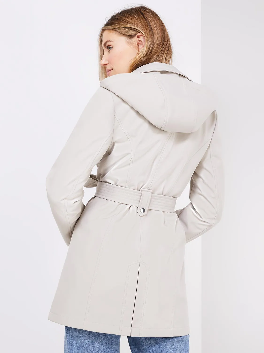 Hooded Trench Coat sold by Suzy Shier product image thumbnail 5