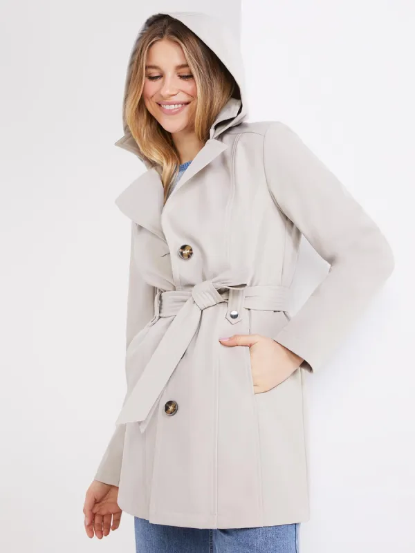 Hooded Trench Coat sold by Suzy Shier