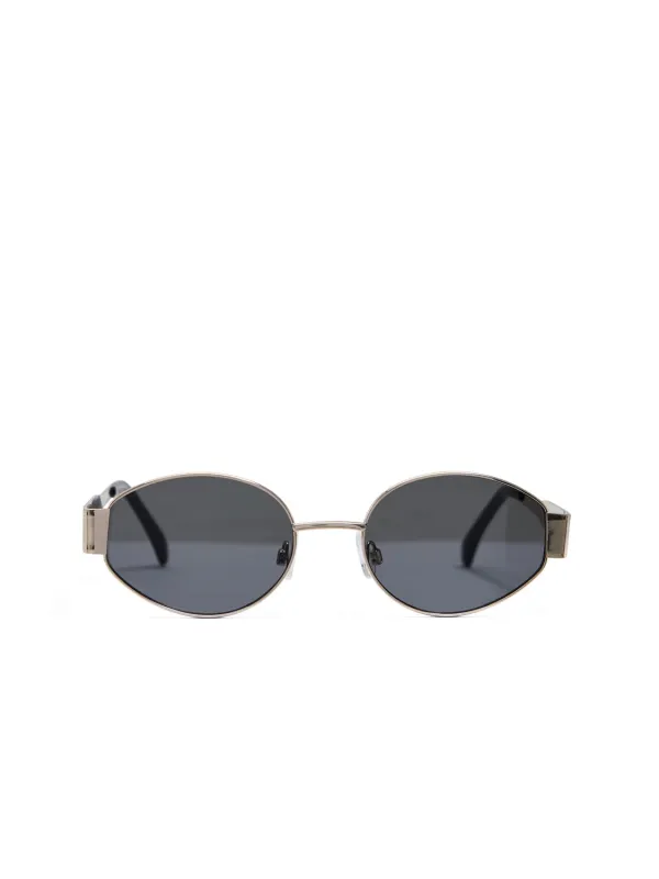 Oval Frame Metal Sunglasses sold by Suzy Shier