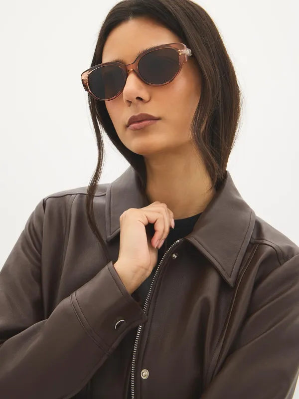 Thick Cat Eye Sunglasses sold by Suzy Shier