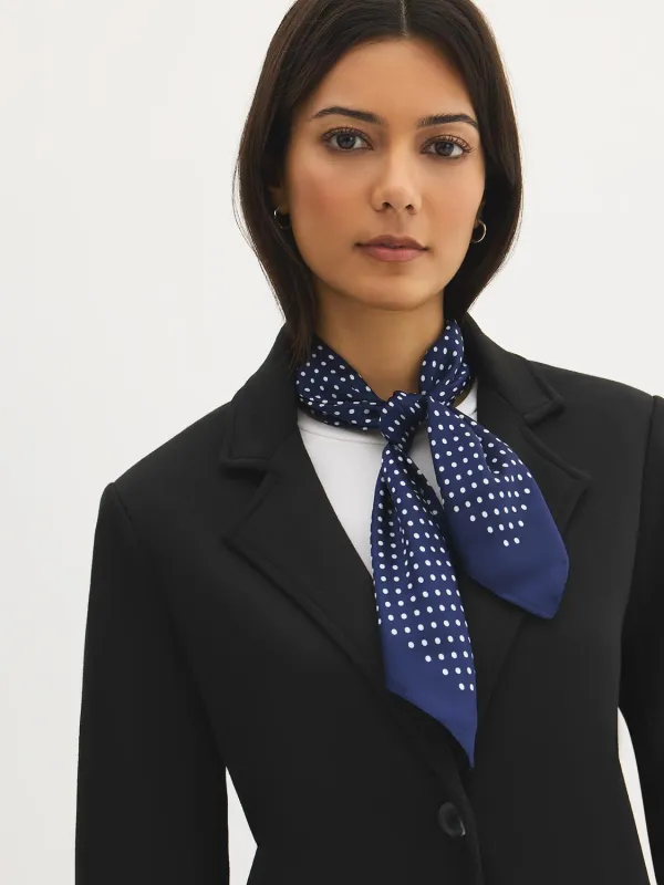 Polka Dot Silky Scarf sold by Suzy Shier