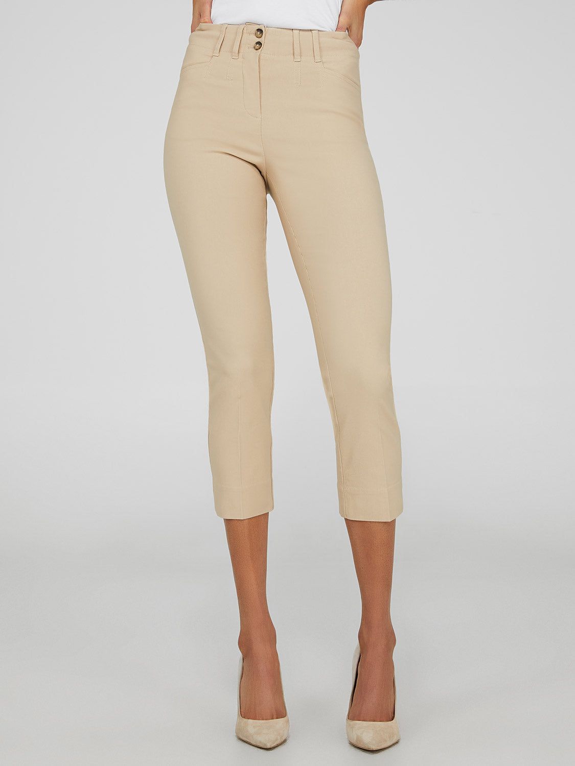 High-Waisted Capri Pants sold by Suzy Shier