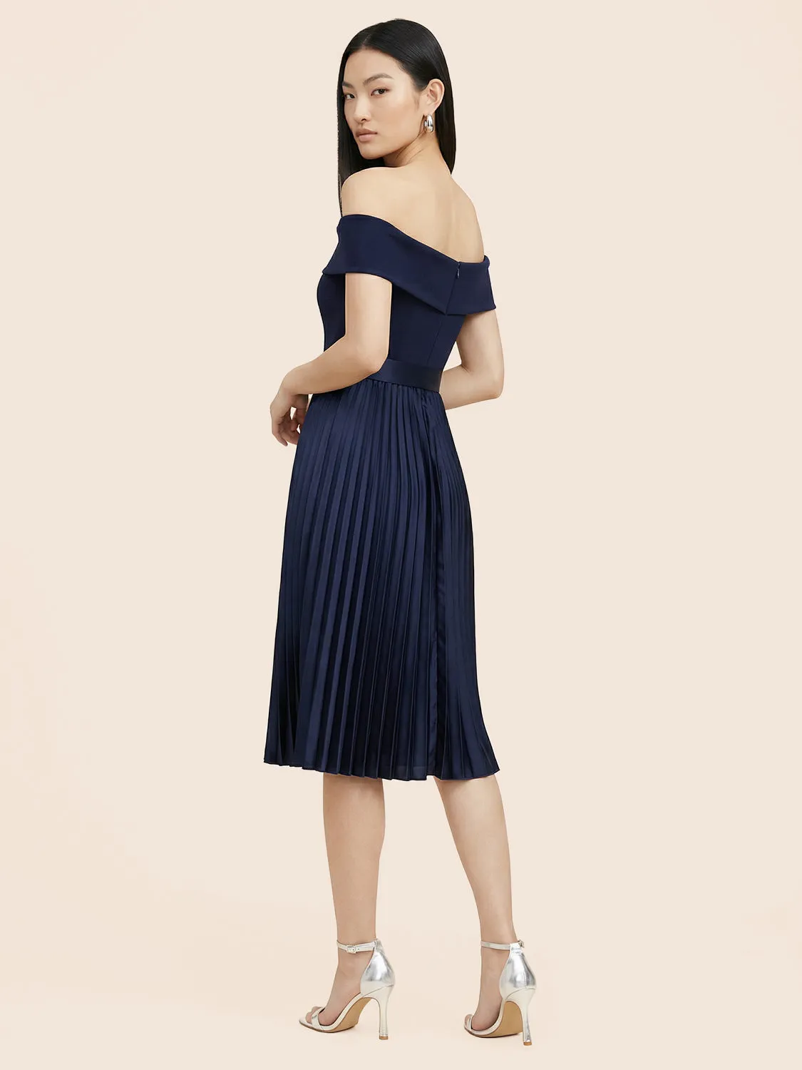 Off-The-Shoulder Midi Dress sold by Suzy Shier product image thumbnail 4