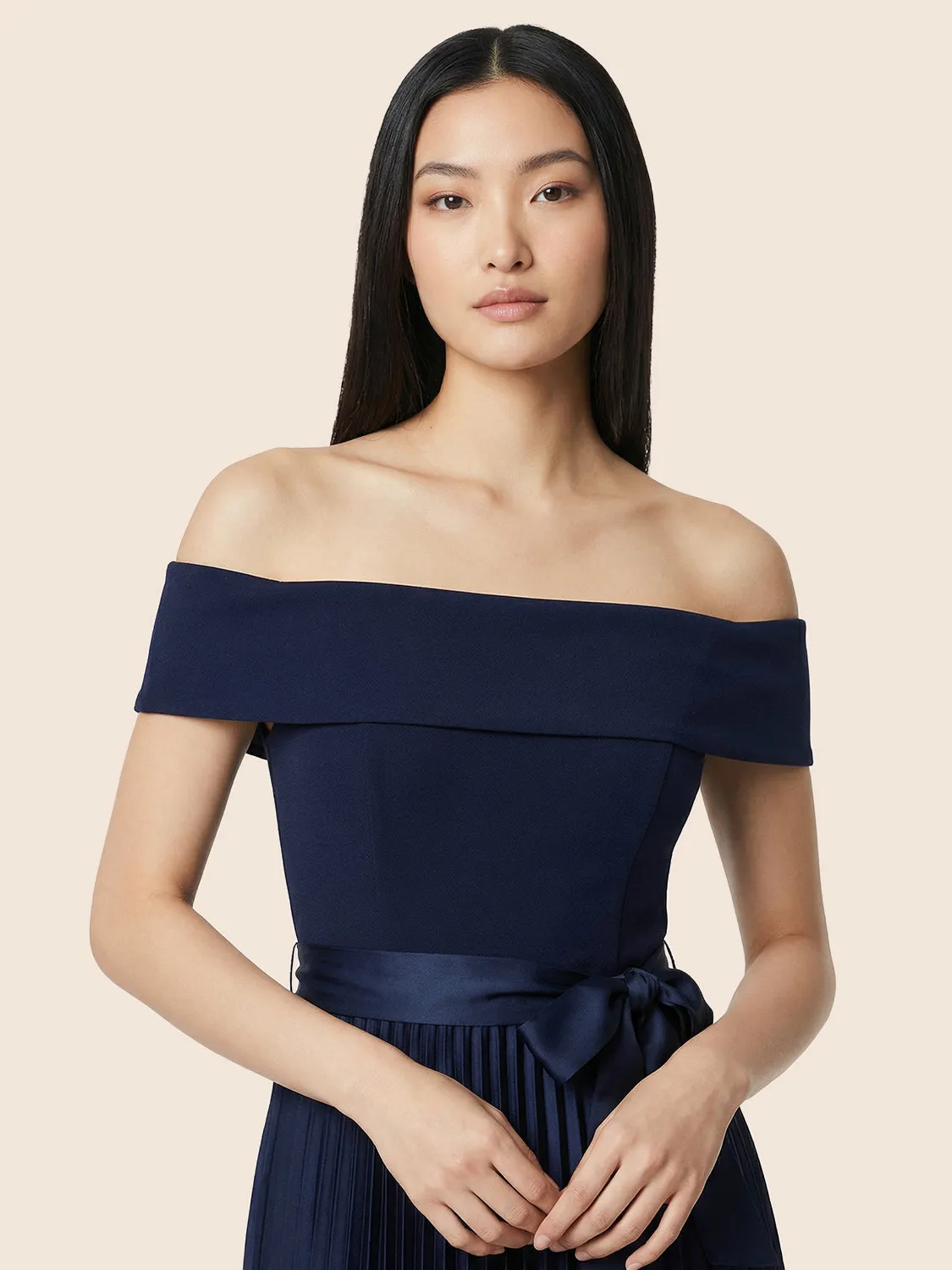Off-The-Shoulder Midi Dress sold by Suzy Shier product image thumbnail 3