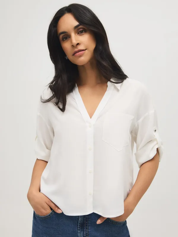 Boxy Blouse made by Suzy Shier