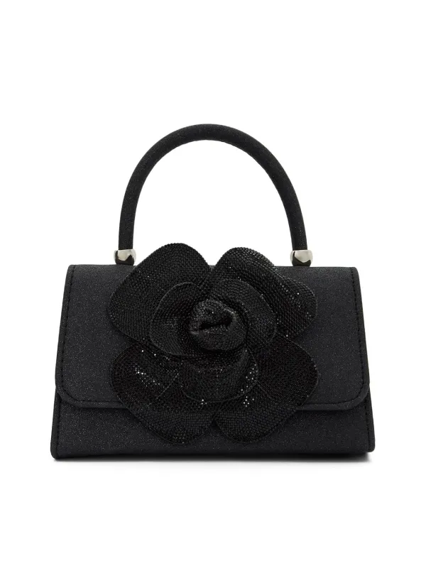 Glitter Handbag With Rosette sold by Suzy Shier