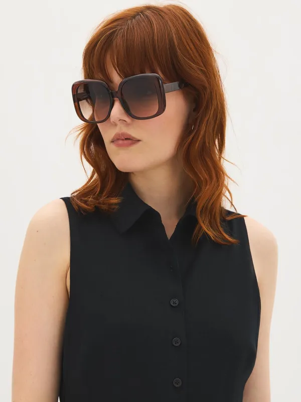 Oversized Frame Sunglasses sold by Suzy Shier