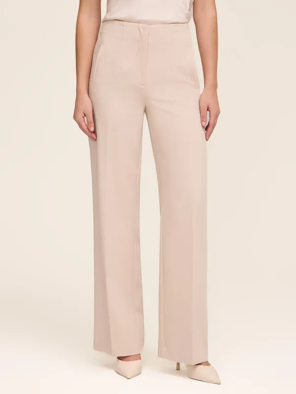High-Waisted Wide-Leg Pant made by Suzy Shier