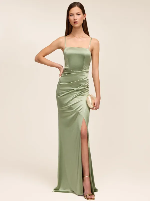 Satin Evening Gown sold by Suzy Shier