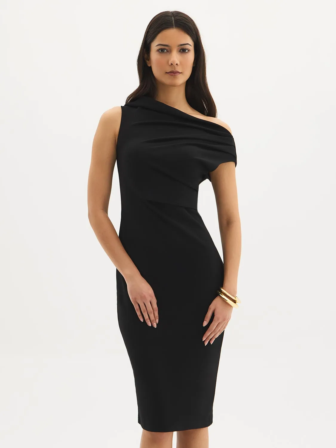 Off Shoulder Sheath Dress sold by Suzy Shier product image thumbnail 3