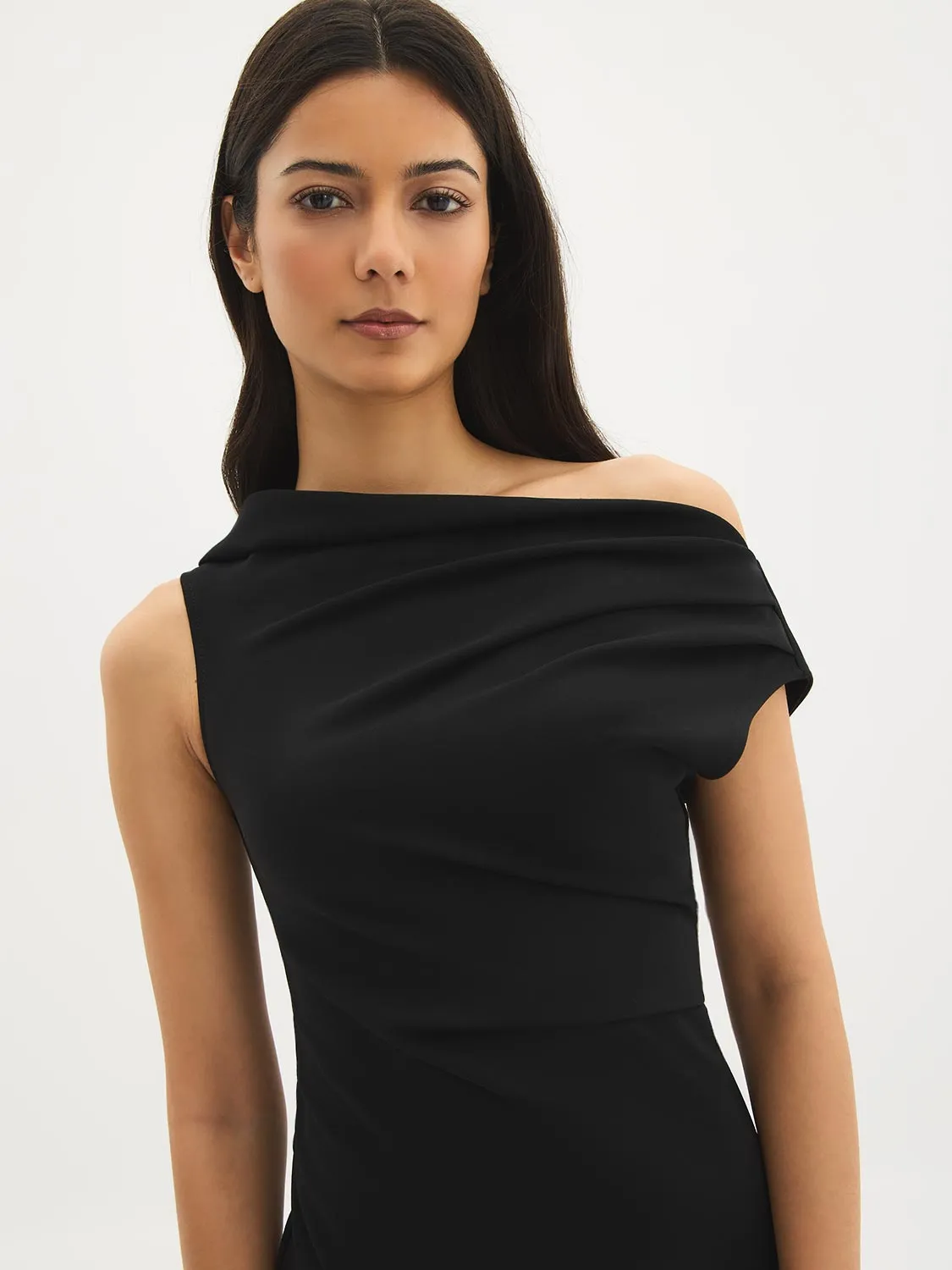 Off Shoulder Sheath Dress sold by Suzy Shier product image thumbnail 2