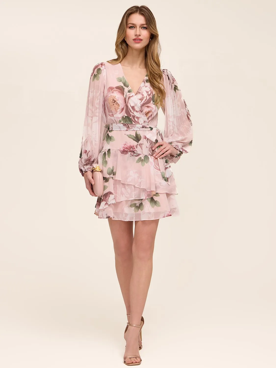 Fit & Flare Floral Mini Dress sold by Suzy Shier product image thumbnail 3
