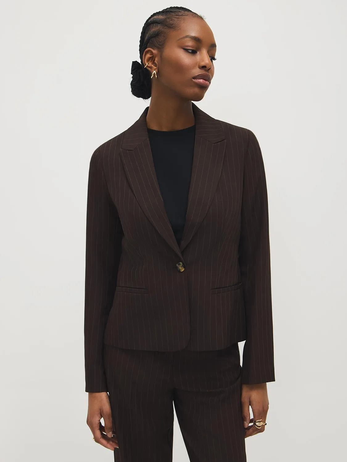 Striped Blazer sold by Suzy Shier product image thumbnail 4