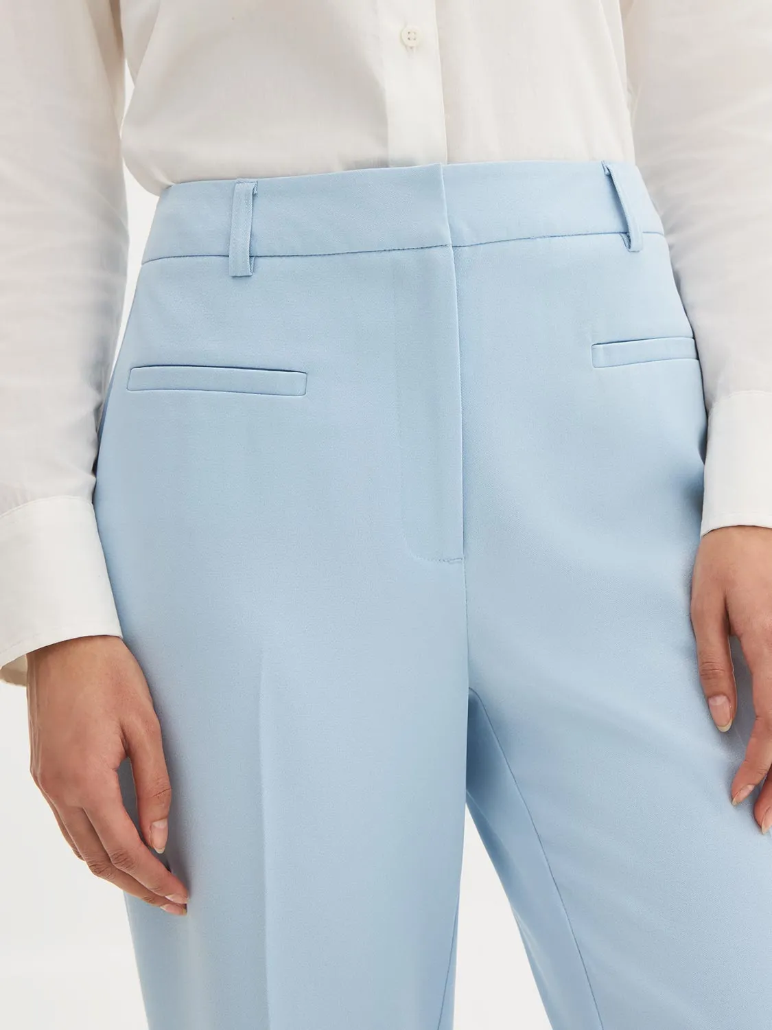 Mid-Rise Straight-Leg Pants sold by Suzy Shier product image thumbnail 5