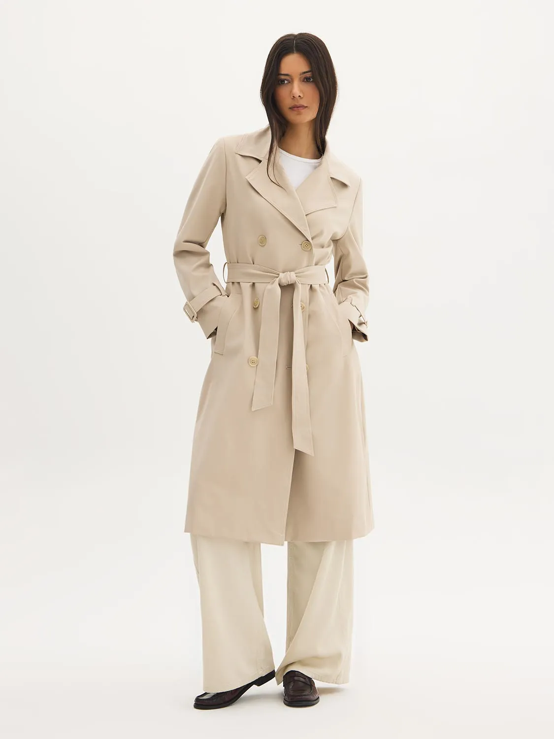 Long Trench Coat sold by Suzy Shier product image thumbnail 4