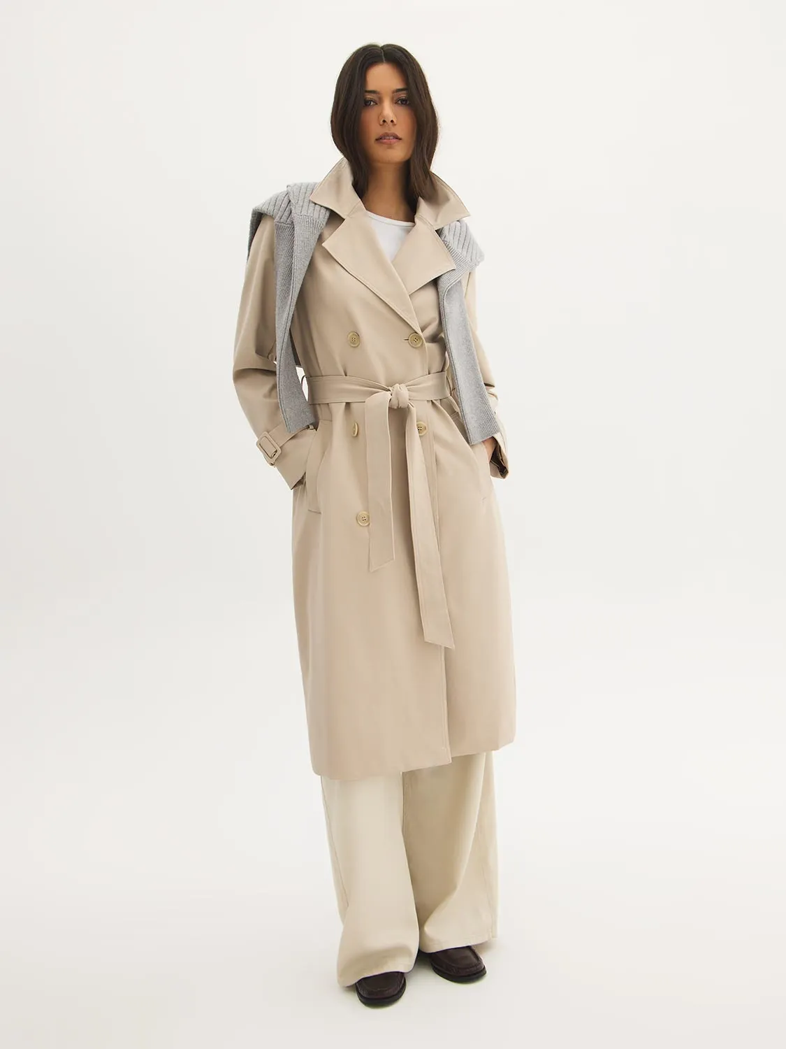 Long Trench Coat sold by Suzy Shier