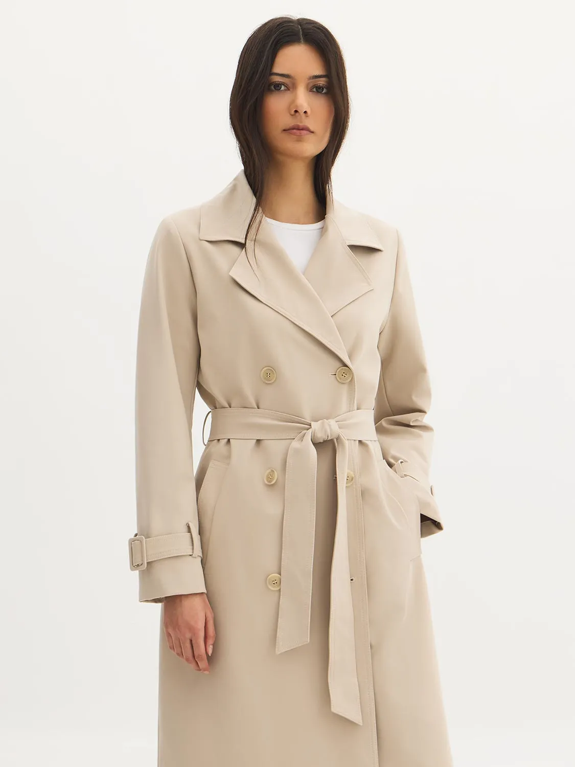 Long Trench Coat sold by Suzy Shier product image thumbnail 3