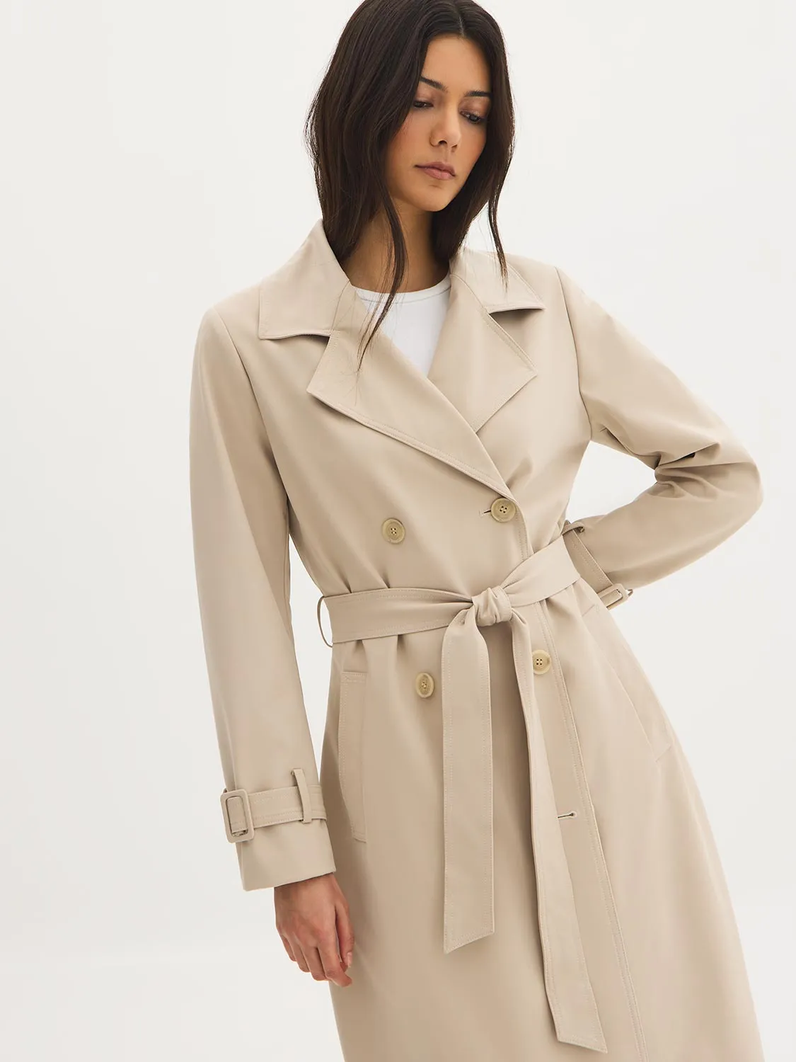Long Trench Coat sold by Suzy Shier product image thumbnail 2