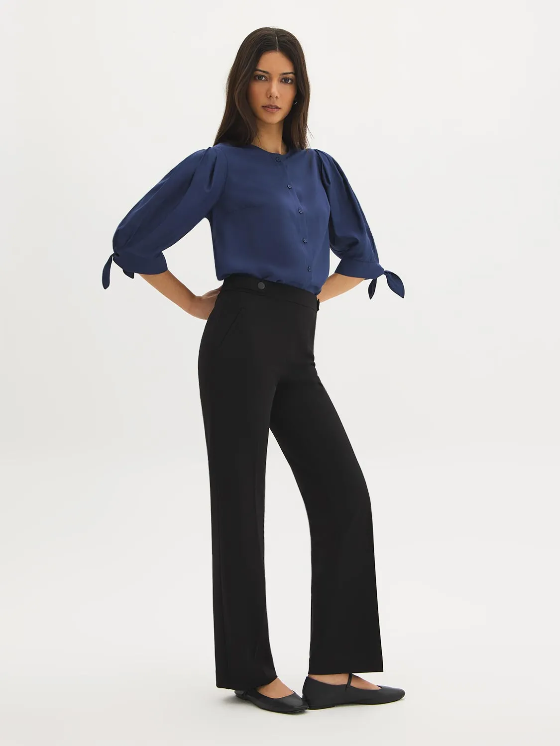 Knit Crepe Pants sold by Suzy Shier product image thumbnail 2