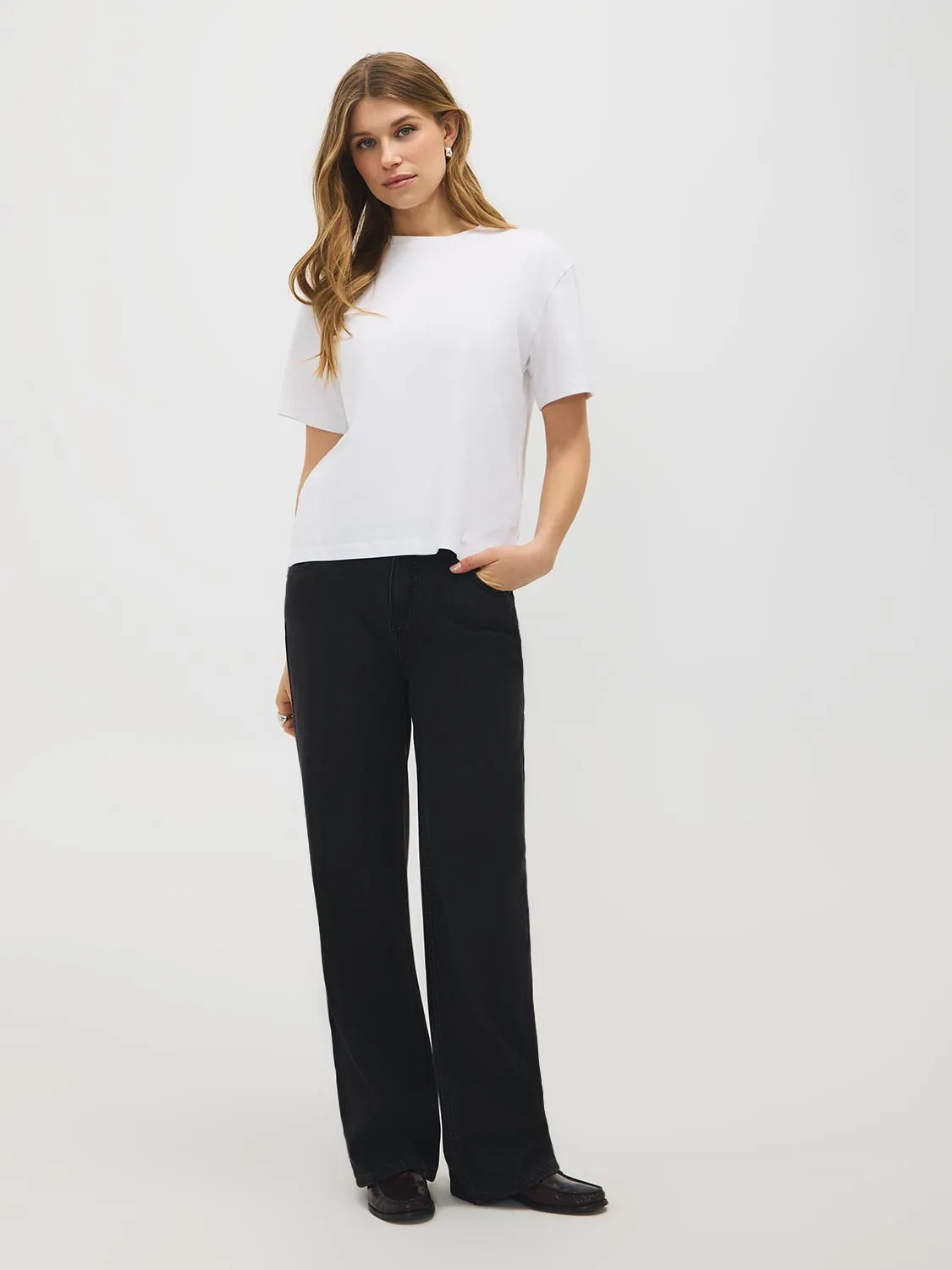 Cotton-Blend T-Shirt sold by Suzy Shier product image thumbnail 3