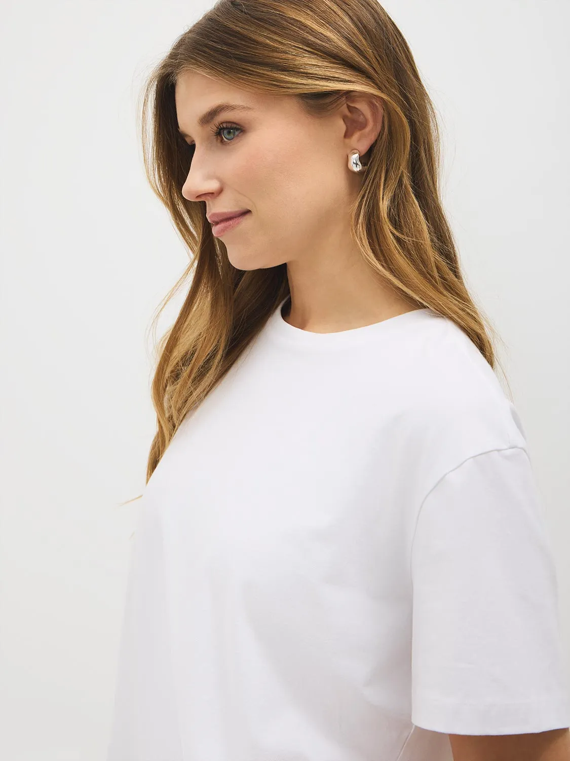 Cotton-Blend T-Shirt sold by Suzy Shier product image thumbnail 2