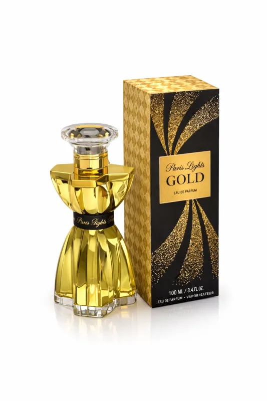 Paris Lights Gold Fragrance sold by Suzy Shier
