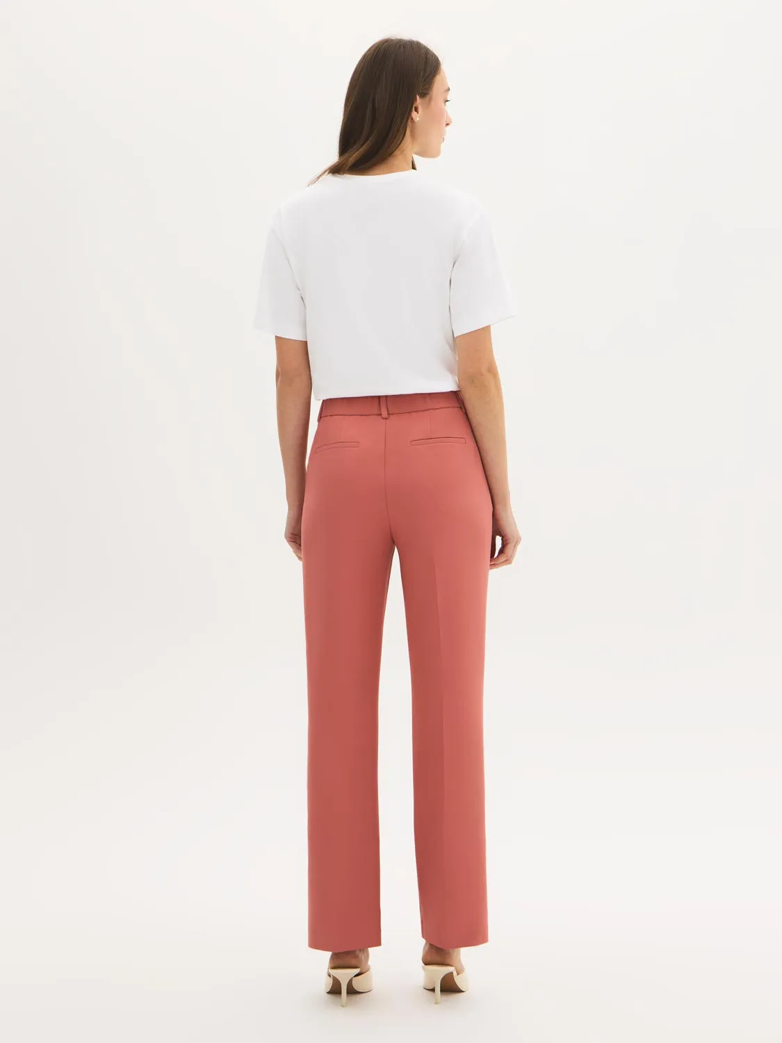Tailored Straight-Leg Pants sold by Suzy Shier product image thumbnail 5