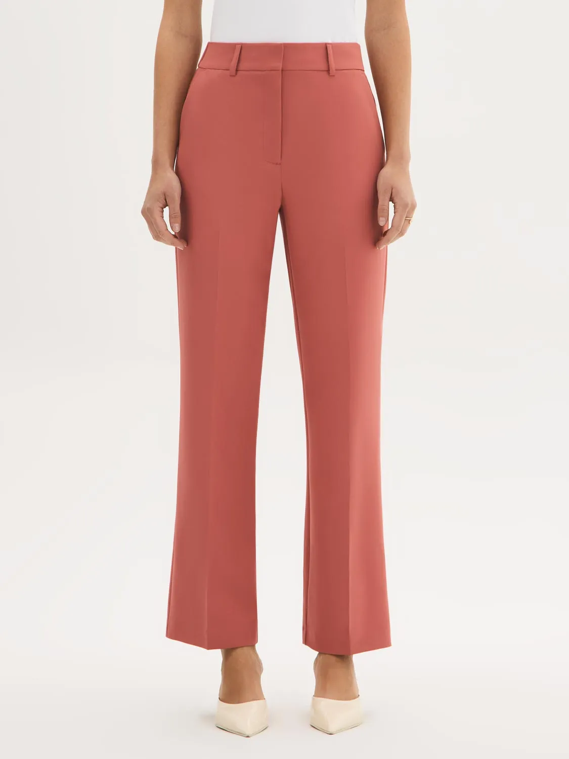 Tailored Straight-Leg Pants sold by Suzy Shier product image thumbnail 2