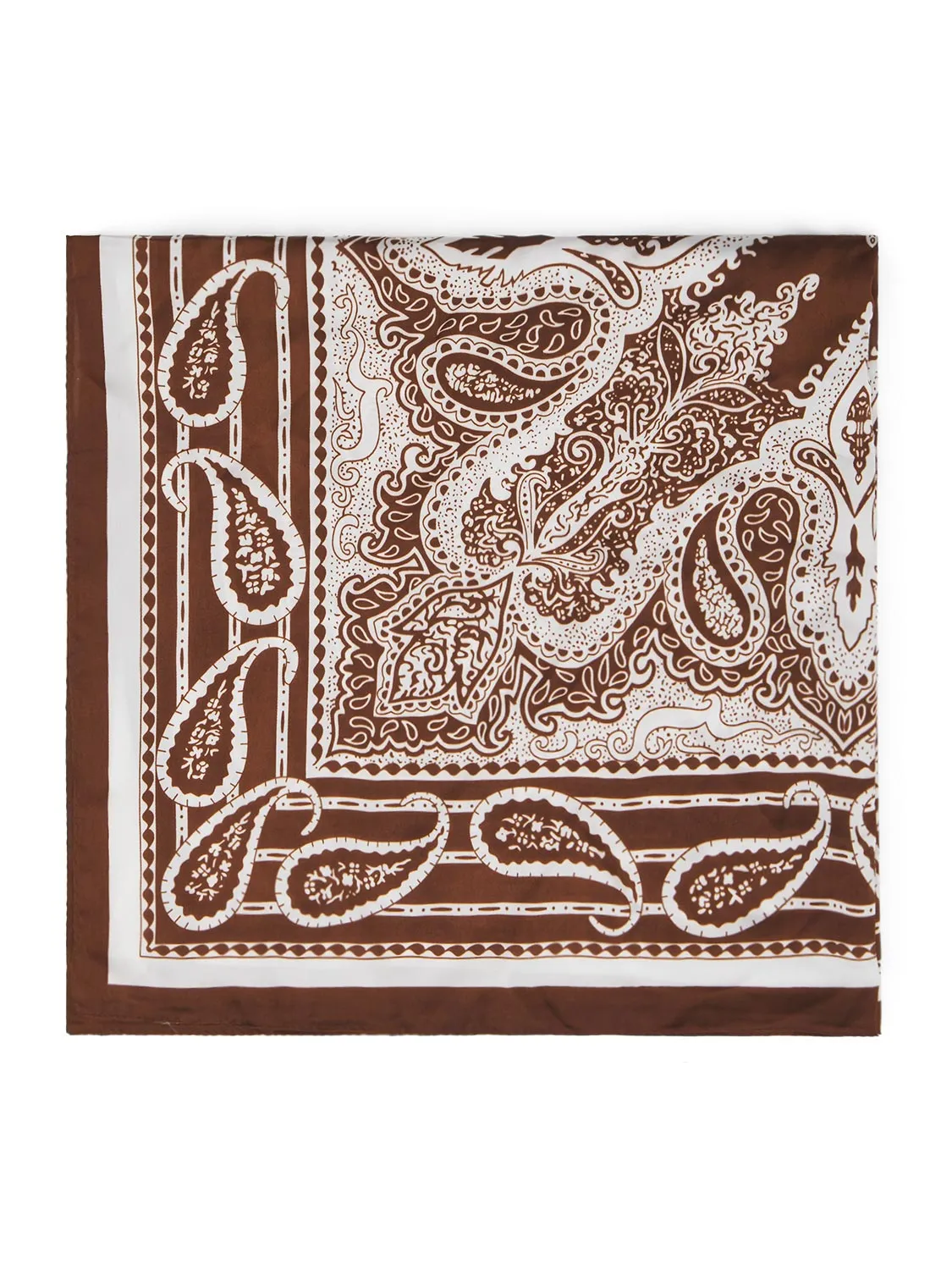Paisley Print Silk-Like Scarf sold by Suzy Shier product image thumbnail 2