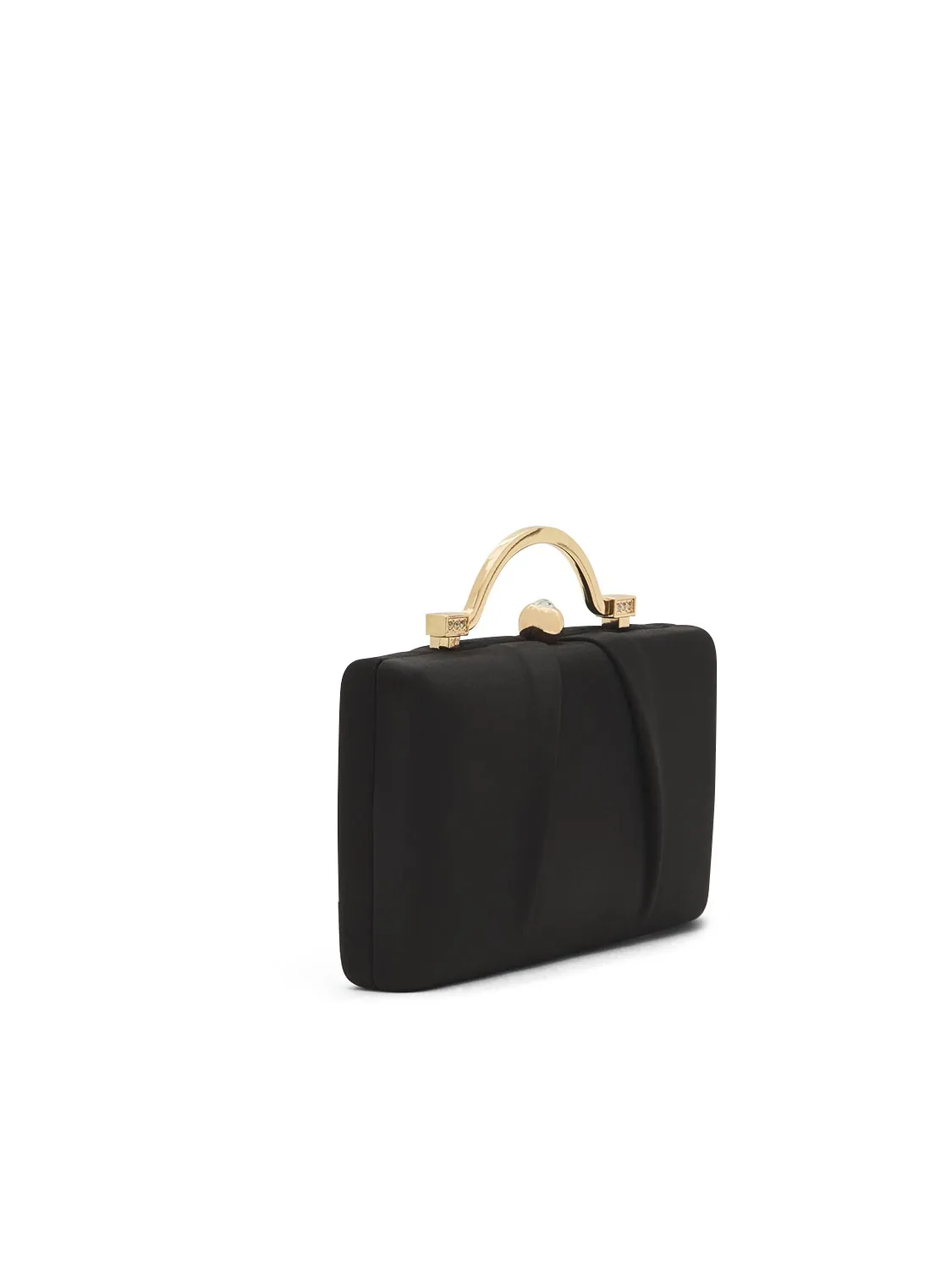 Satin Minaudiere With Top Handle sold by Suzy Shier product image thumbnail 3