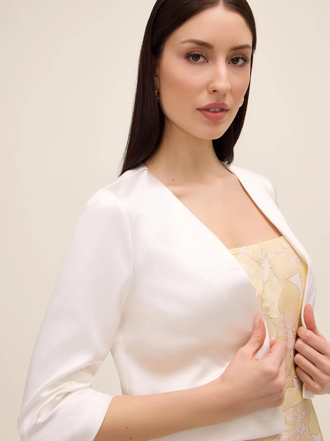 Satin Bolero sold by Suzy Shier product image thumbnail 3