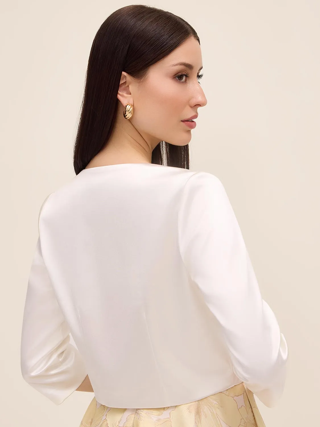 Satin Bolero sold by Suzy Shier product image thumbnail 2