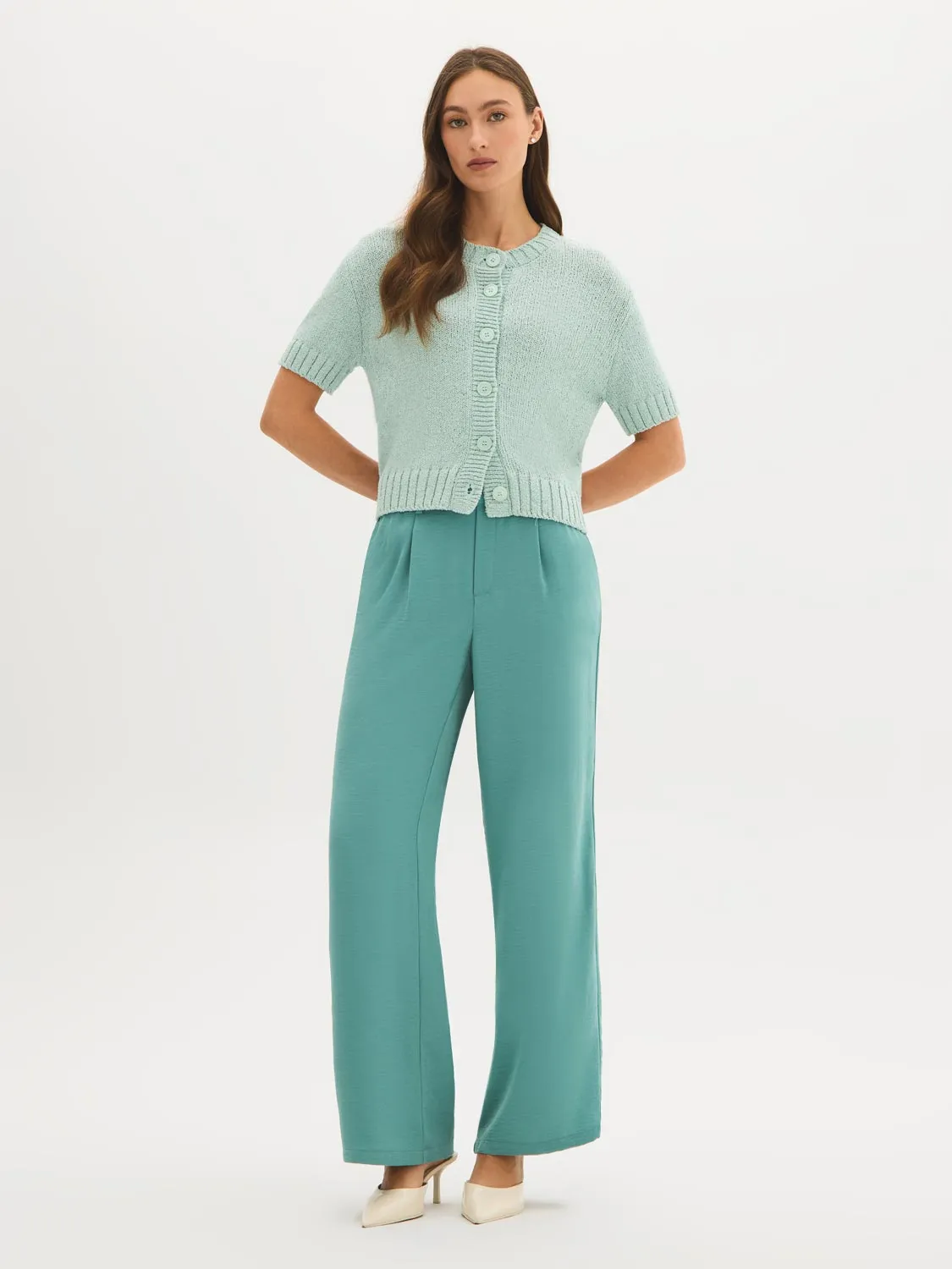 Airflow Wide-Leg Pants sold by Suzy Shier product image thumbnail 4