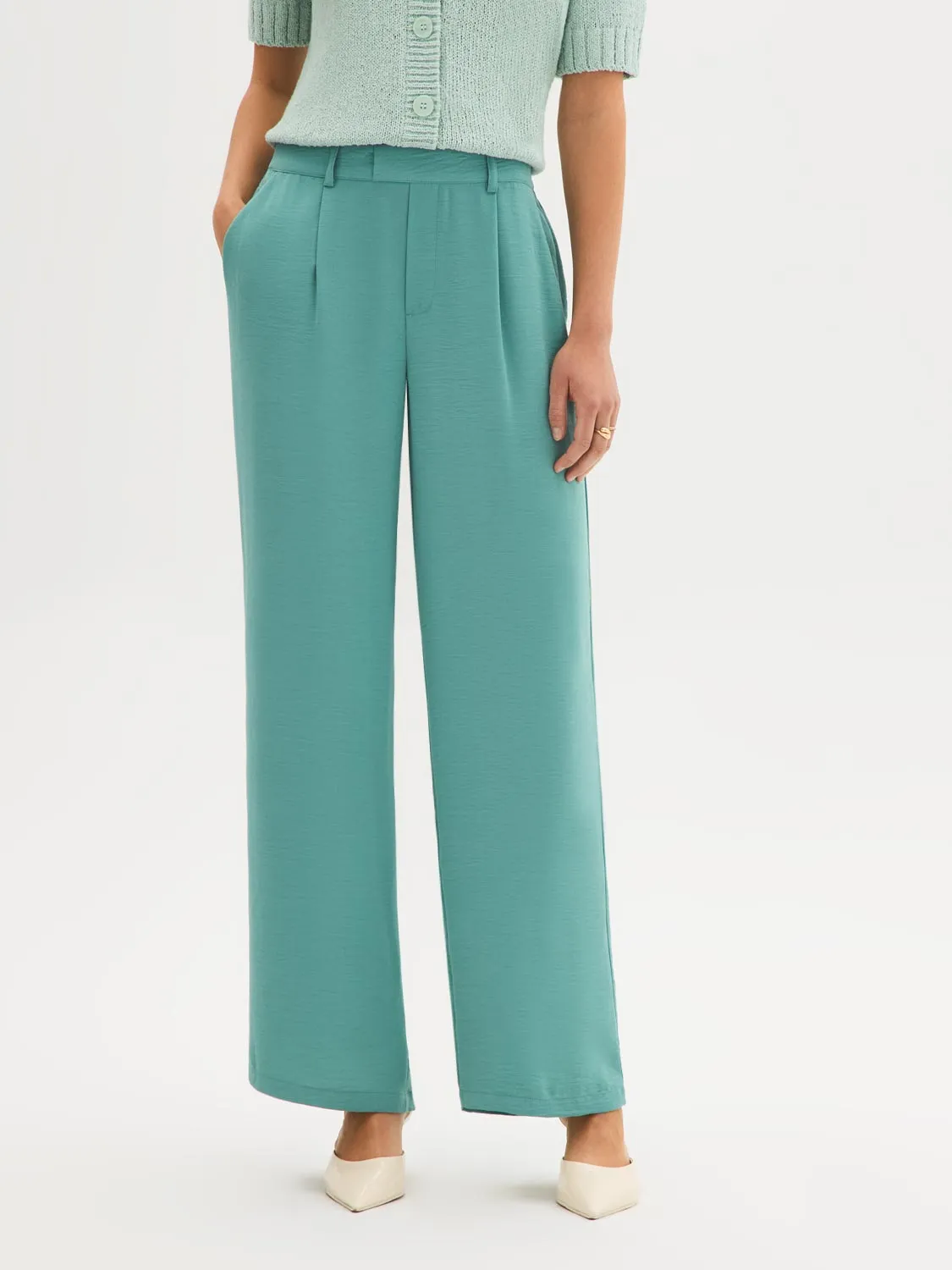 Airflow Wide-Leg Pants sold by Suzy Shier product image thumbnail 2