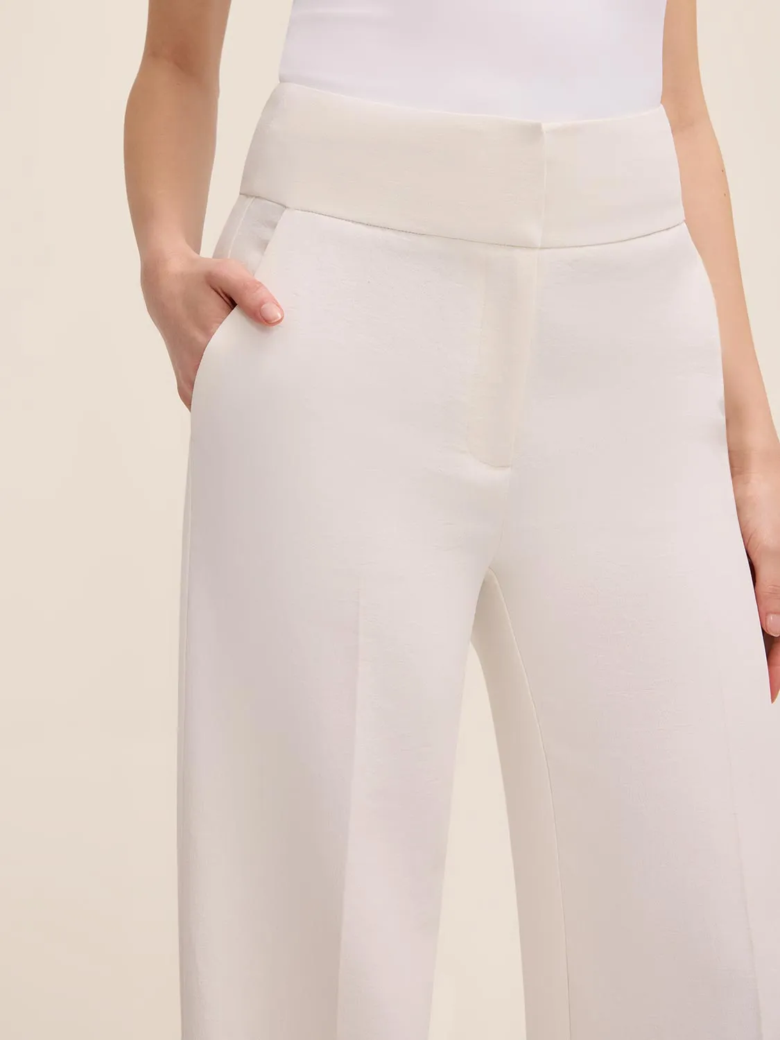 Off-White Wide Leg Pant sold by Suzy Shier product image thumbnail 3