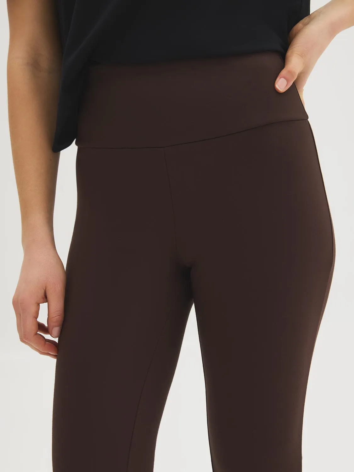 Slit Hem Capri Pants sold by Suzy Shier product image thumbnail 4