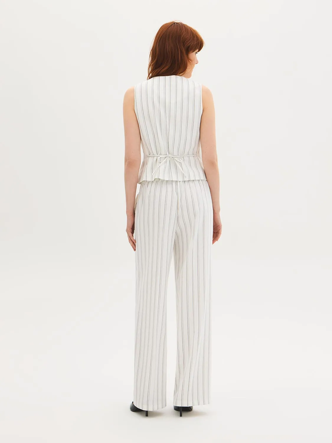 Striped Tie-Back Vest Top sold by Suzy Shier product image thumbnail 5