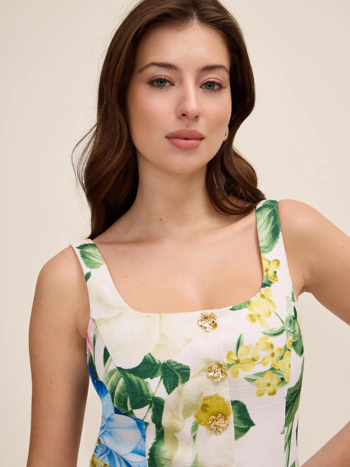 Floral Mini Sheath Dress sold by Suzy Shier product image thumbnail 2