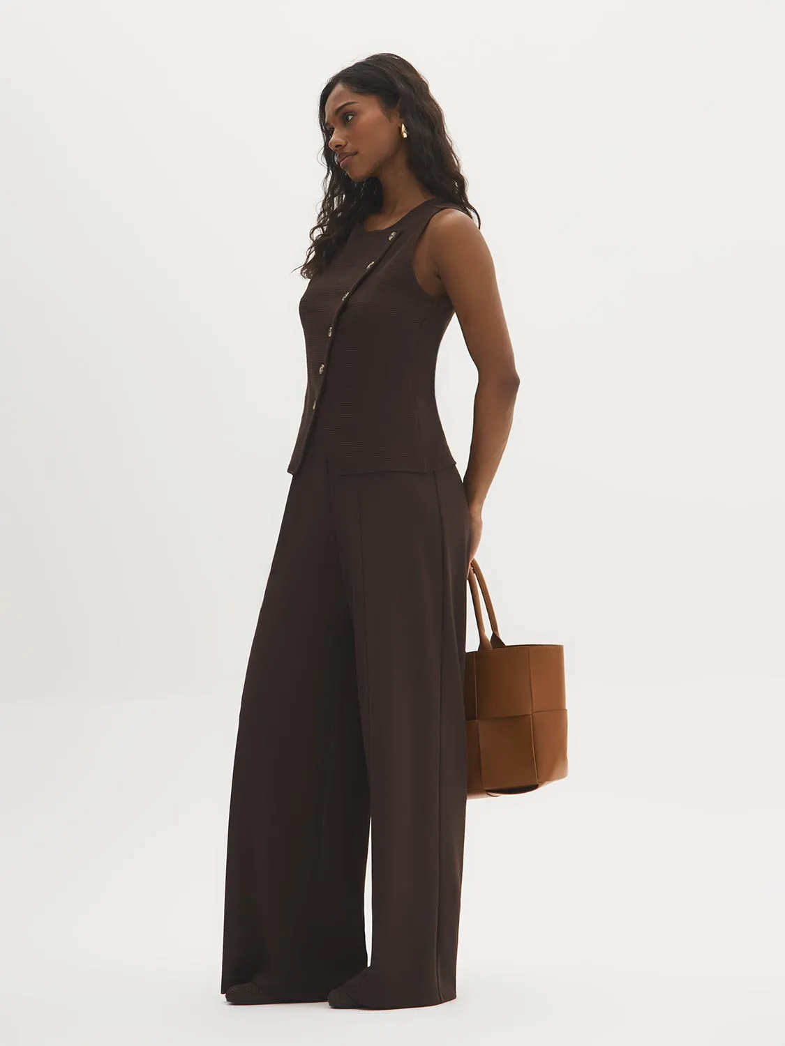 Asymmetrical Button-Front Top sold by Suzy Shier product image thumbnail 5