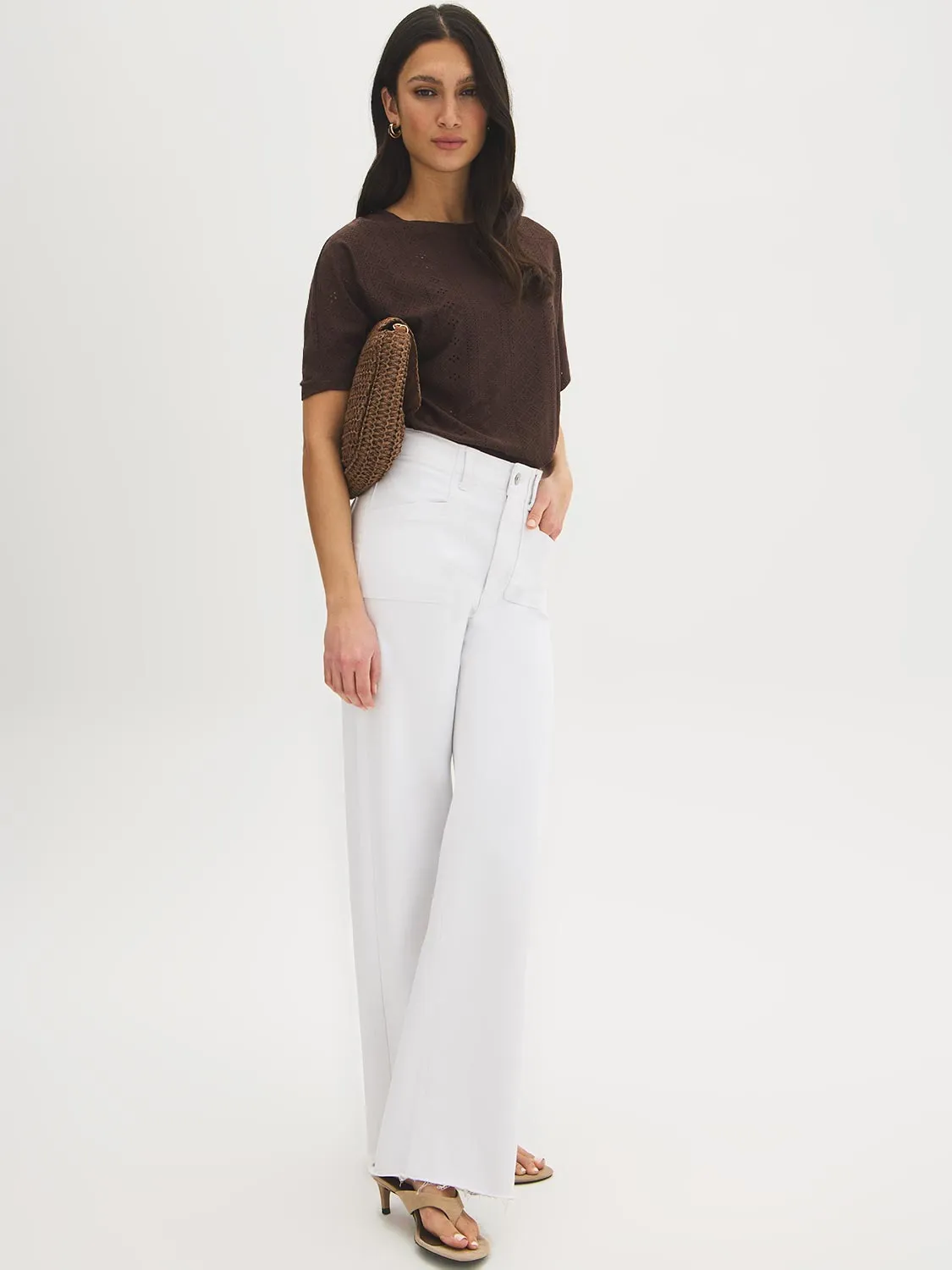 Eyelet Dolman Sleeve Top sold by Suzy Shier product image thumbnail 2