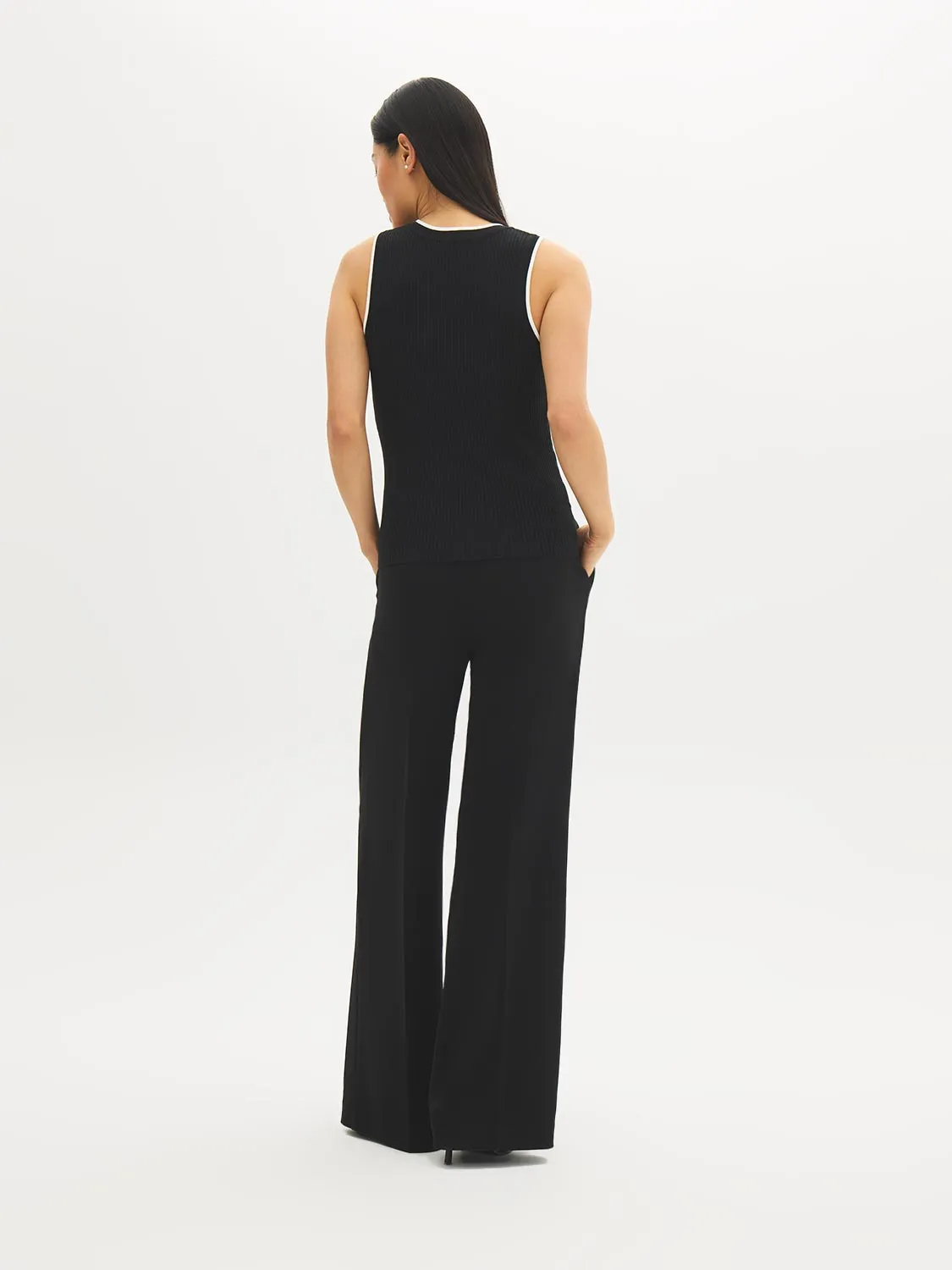 Sleeveless Button-Front Sweater Top sold by Suzy Shier product image thumbnail 5