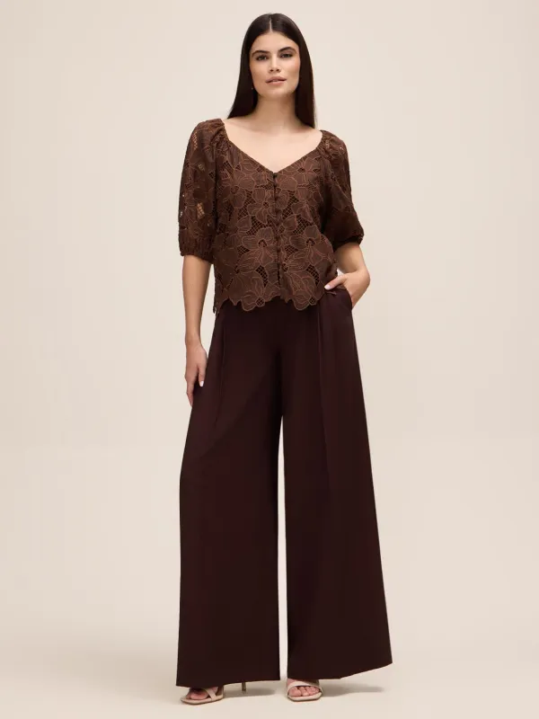 Embroidered Floral Top made by Suzy Shier