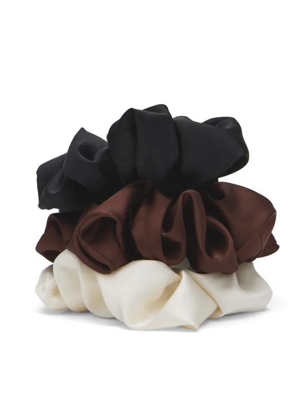 3-Pack Of Satin Scrunchies made by Suzy Shier
