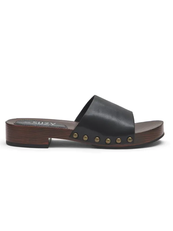 Faux Leather Platform Clogs made by Suzy Shier