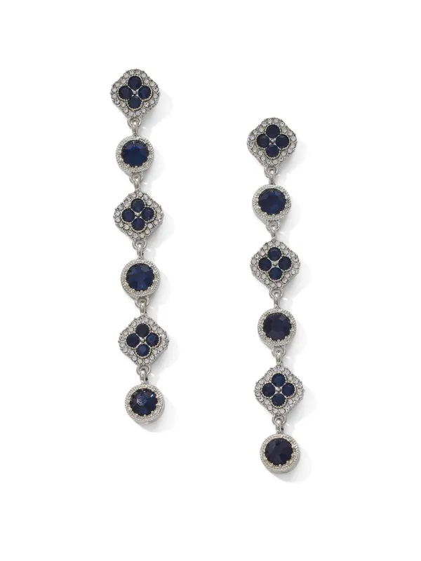 Clover Linear Earrings made by Suzy Shier