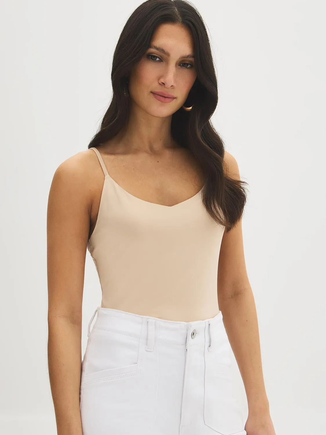 Double Layer Spaghetti Strap Cami sold by Suzy Shier