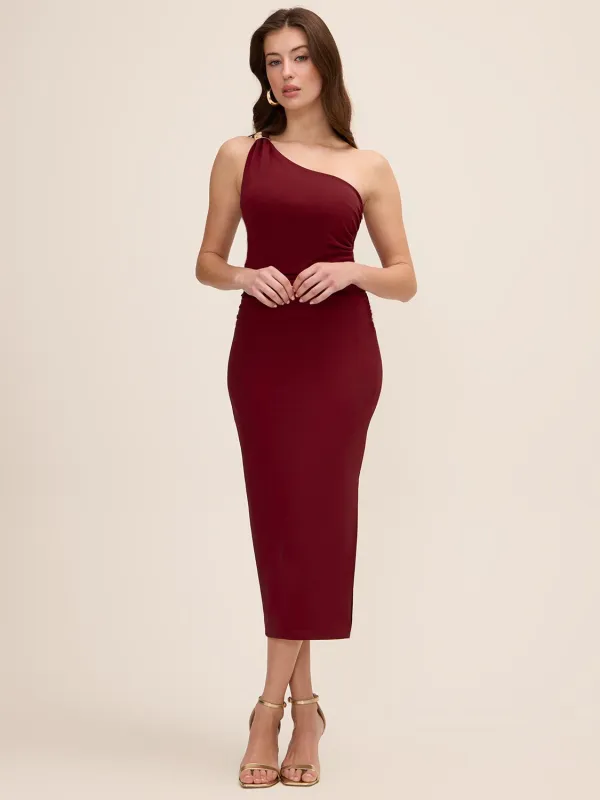 One-Shoulder Sheath Dress made by Suzy Shier