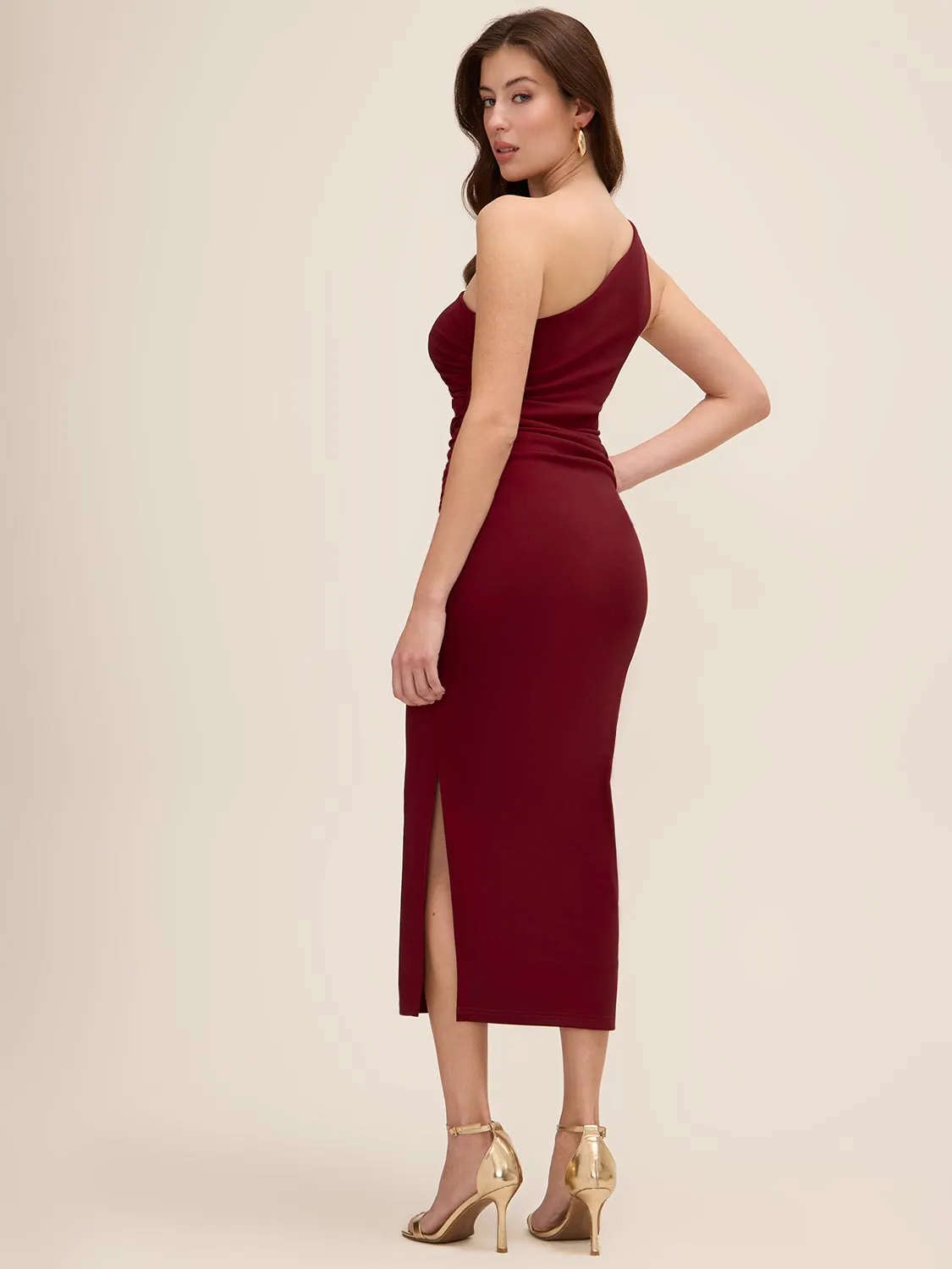 One-Shoulder Sheath Dress sold by Suzy Shier product image thumbnail 4