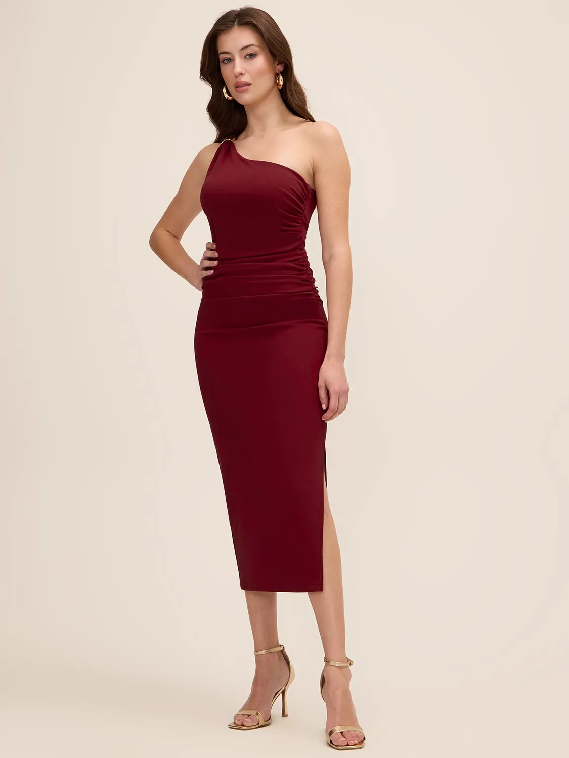 One-Shoulder Sheath Dress sold by Suzy Shier product image thumbnail 5